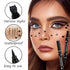 Double Side Liquid Winged Eyeliner Stamp,Smudge Proof Waterproof Eyeliner Pen Set,Long-Lasting Eye Liner Face Makeup,Star Flowers Hearts Triangle ...